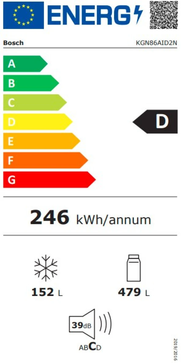 BOSCH KGN86AID2N 631 LT XXL NO-FROST KOMBİ INOX BUZDOLABI - 7