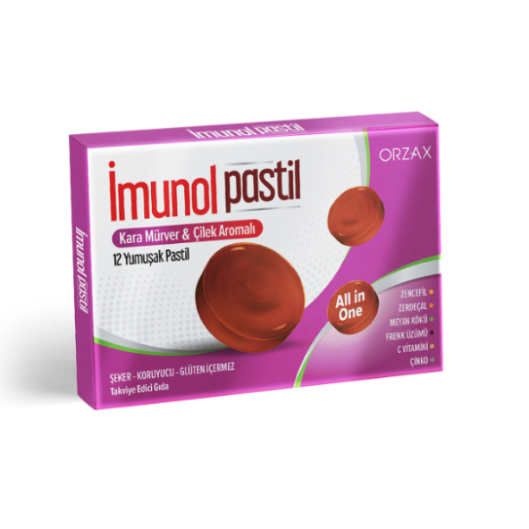İmunol Karamürver & Çilek 12 Pastil ürün görseli