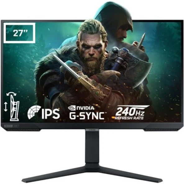 Samsung Odyssey G4 LS27BG400EUXUF 27 inç 240Hz 1ms Full HD Adaptive Sync IPS Gaming Monitör