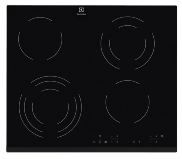 Electrolux Ehf6343fok Elektrikli Vitroseramik Ankastre Siyah Ocak