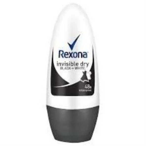 Rexona Women Roll-on 50 ml Invisible Dry Black+White