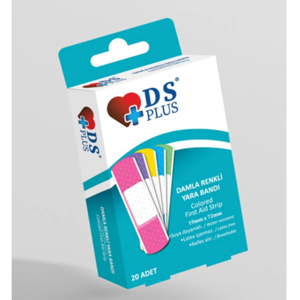 Ds Plus Yara Bandı Renkli 20li ürün görseli