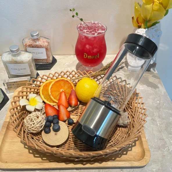 Cook Eat 450Ml + 380Ml Taşınabilir Şarjlı Metal Kişişel Blender GN-A02 - 4