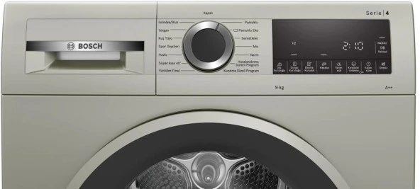 BOSCH WQG2410TTR 9KG KURUTMA MAKİNESİ - 3
