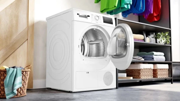 BOSCH WTH22200TR 8KG BEYAZ A++ KURUTMA MAKİNESİ - 4