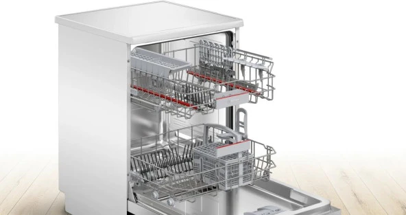 BOSCH SMS4EKW62T 6 PROGRAM BEYAZ SOLO BULAŞIK MAKİNESİ - 3
