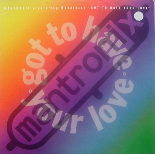 G-ot To Have Your Love - Mantronix Featuring WondressHouse Vinly Plak alithestereo