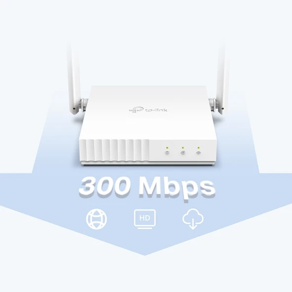 Tp-Link TL-WR844N 300 Mbps  2 Antenli Çoklu Mod Wi-Fi Router - 3