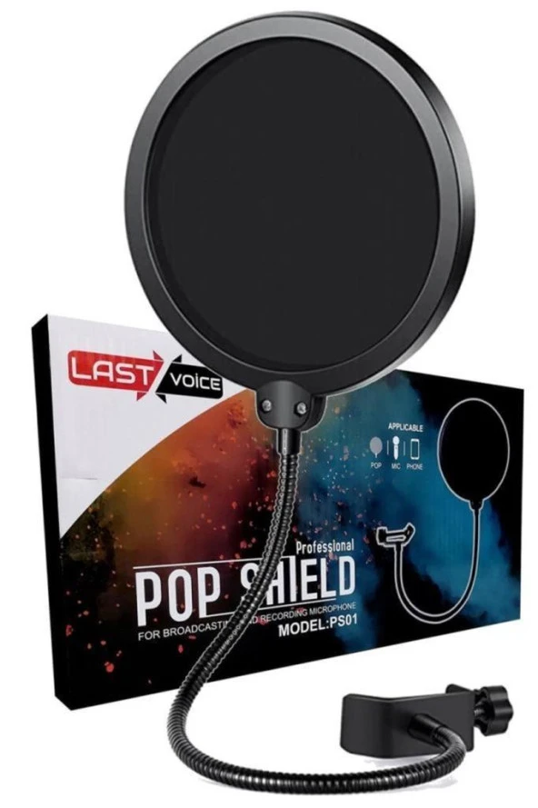 Lastvoice Ps-01 Stüdyo Pop Filtre - Çift Katman Pop Filter