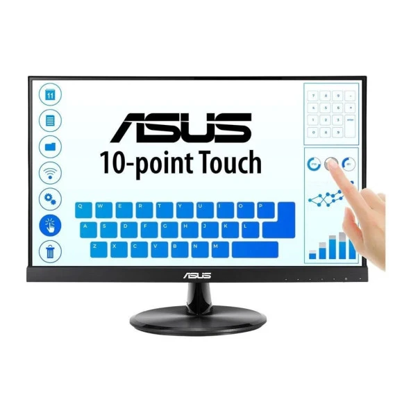 ASUS 21,5" VT229H 60Hz 5Ms IPS FULL HD HDMI VGA Dokunmatik Monitör