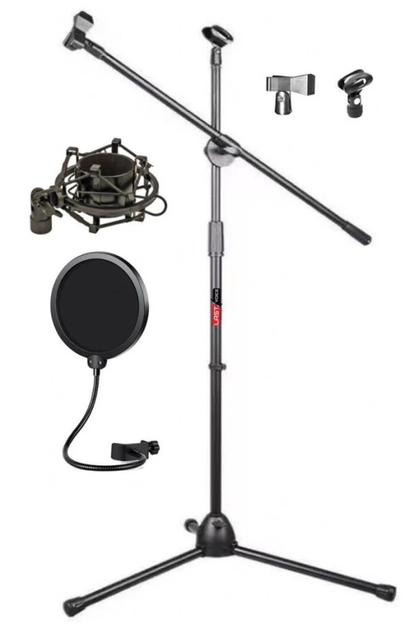 Lastvoice Ms06 Mikrofon Standı Shock Mount Pop Filter Set