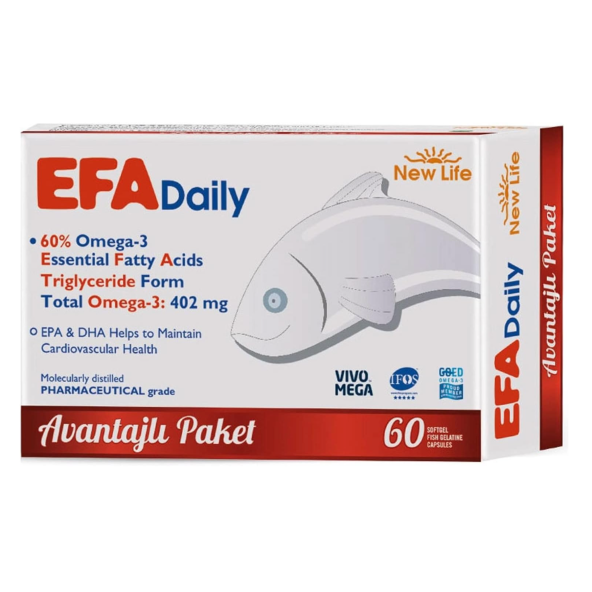 New Life EFA Daily 60 Kapsül