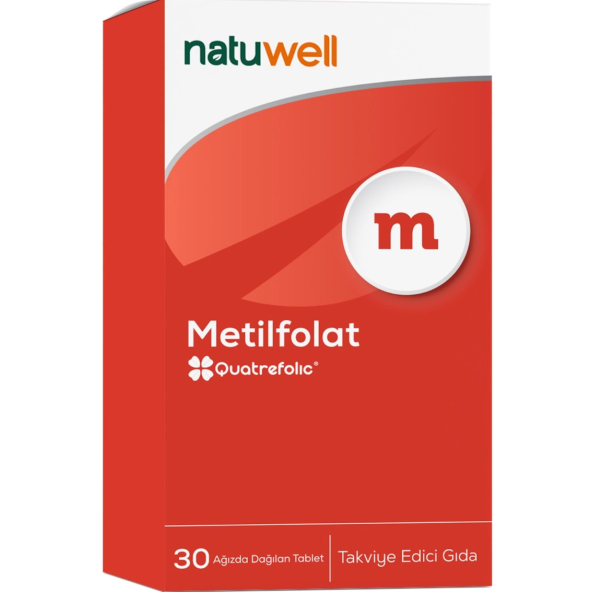 Natuwell Metilfolat 30 Tablet