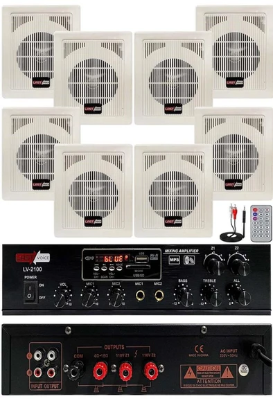 Lastvoice Eko Paket-4 Anfi ve Duvar Tipi Hoparlör Ses Sistemi Paketi ürün görseli