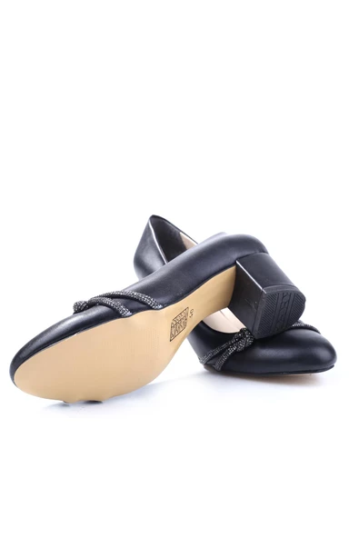 Bilener 3512 Kadın 6 cm Topuklu Cilt Ayakkabı - 6