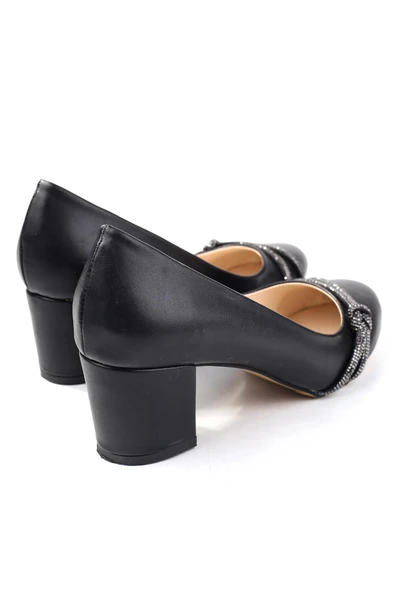 Bilener 3512 Kadın 6 cm Topuklu Cilt Ayakkabı - Resim 5