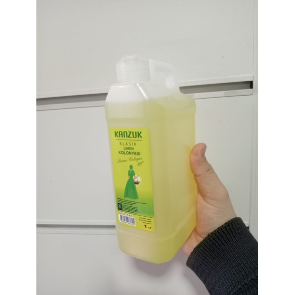 Kanzuk Limon Kolonyası 1 Litre 80° Pet (1 Adet Gönderilir)