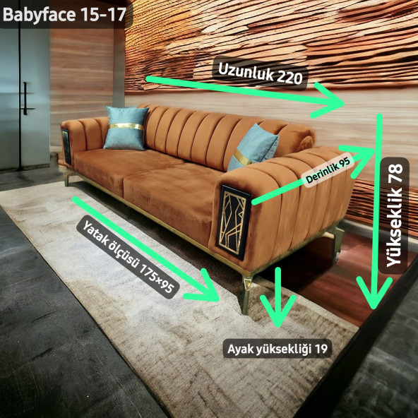 Açelya Koltuk Takımı - 3