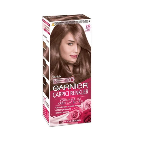 Garnier İnci Kumral Çarpıcı Renkler Saç Boyası 7.12 3600542403221