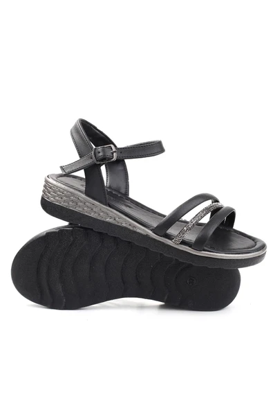 Castle Black 35242 Kadın Günlük Anatomik Sandalet - Resim 9