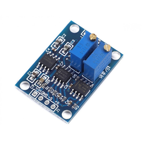 Ad620 Micro Voltaj Sinyal Kuvvetlenirici Modül DC 12V Mikro Küçük Gerilim Ölçme Kartı Enstrümantasyo - 4