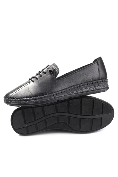 Voyager 8786 Kadın Günlük Hakiki Deri Ortopedik Ayakkabı - Resim 9