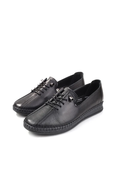 Voyager 8786 Kadın Günlük Hakiki Deri Ortopedik Ayakkabı - Resim 5