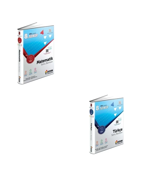 LGS 8.Sınıf Matematik Türkçe 3 adım Soru Bankası