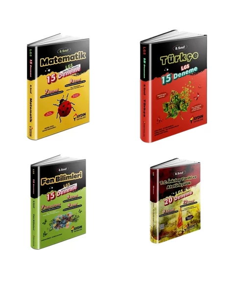 LGS 8.Sınıf Matematik Fen Bilimleri Türkçe İnkılap Deneme
