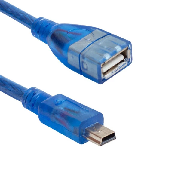 5 pin Mini USB erkek to usb 2.0 OTG V3 veri aktarım kablosu