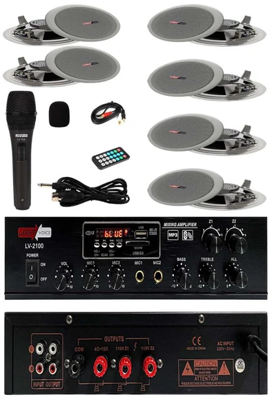 Lastvoice Medium-3 Tavan Hoparlör ve Anfi Ses Sistemi Paketi ürün görseli