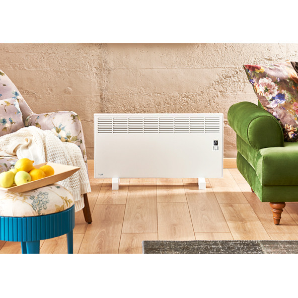 İvigo Wi-Fi 2000 Watt Uzaktan Erişimli Elektrikli Konvektör Isıtıcı AYAK ve ASKILI / Beyaz - 2