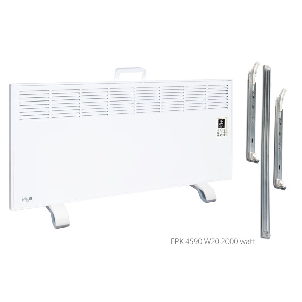 İvigo Wi-Fi 2000 Watt Uzaktan Erişimli Elektrikli Konvektör Isıtıcı AYAK ve ASKILI / Beyaz - 7