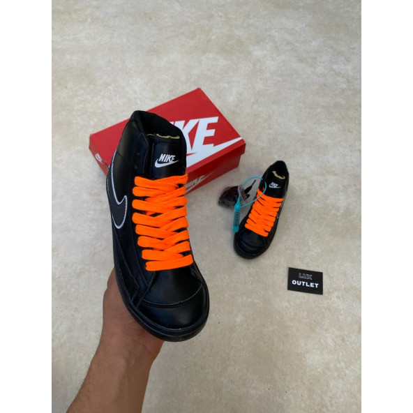 Nike Blazer Jumbo Full Siyah Turuncu Bağcık - 2