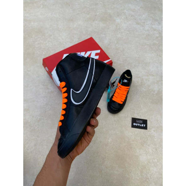 Nike Blazer Jumbo Full Siyah Turuncu Bağcık - 3
