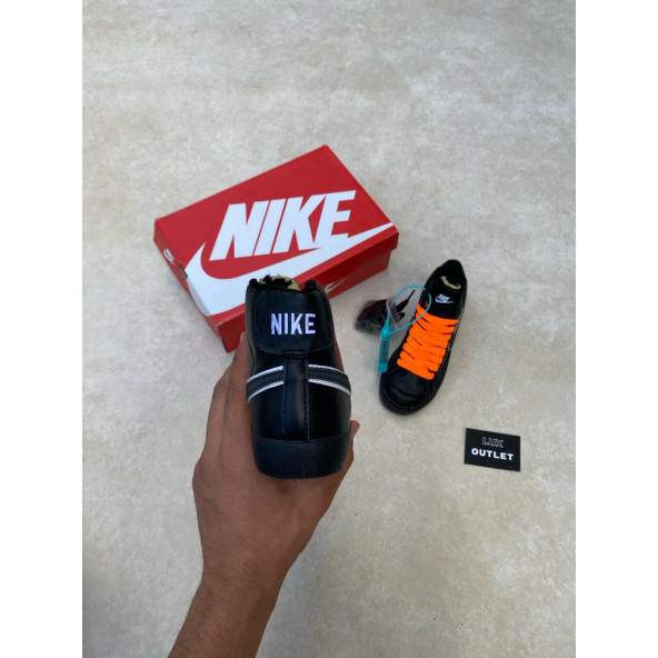 Nike Blazer Jumbo Full Siyah Turuncu Bağcık - 4
