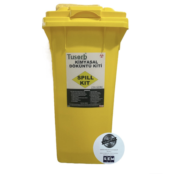 Semedis Kimyasal Döküntü Dökülme Temizleme Kiti 250 Litre - Resim 2