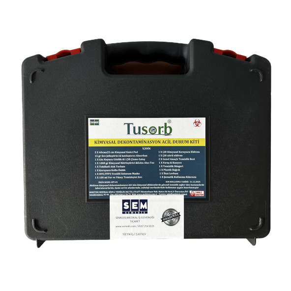 Semedis Kimyasal Dekontaminasyon Acil Durum Kiti - Resim 2