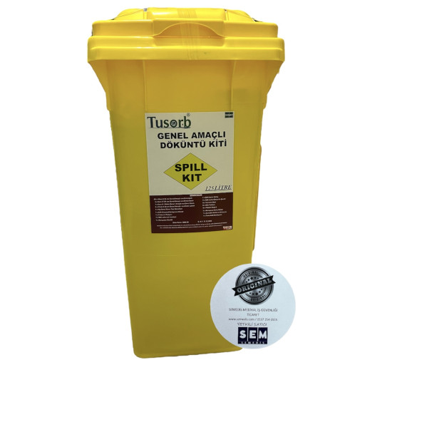Semedis Genel Amaçlı Döküntü Dökülme Temizleme Kiti 125 Litre - Resim 2