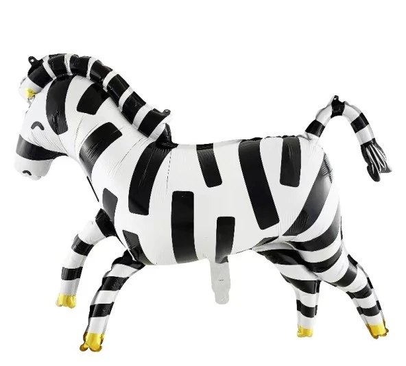 Büyük Zebra Folyo Balon 92x70 cm