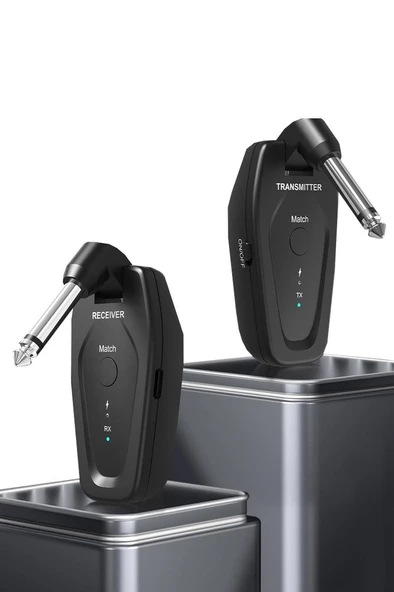 Midex EMX-112 Kablosuz Enstrüman Mikrofonu 6.35mm Alıcı ve Verici Wirelles Mikrofon - 3