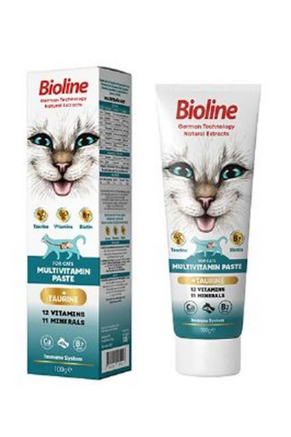 Bioline Multivitamin Paste Cat 100 Gr SKT: 07/2025