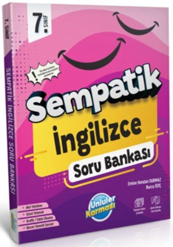 7. Sınıf İngilizce Sempatik Soru Bankası Ünlüler Karması