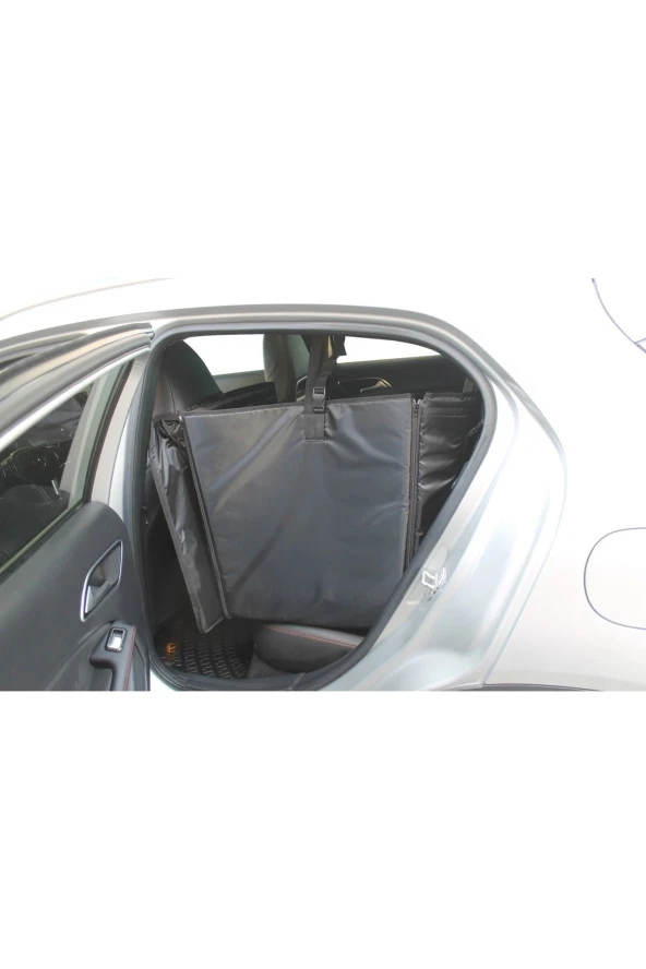 Volmin Petshop Araç İçi Sıvı Geçirmez Tüy Tutmaz Arka Koltuk Köpek Kılıfı Örtüsü - Resim 3