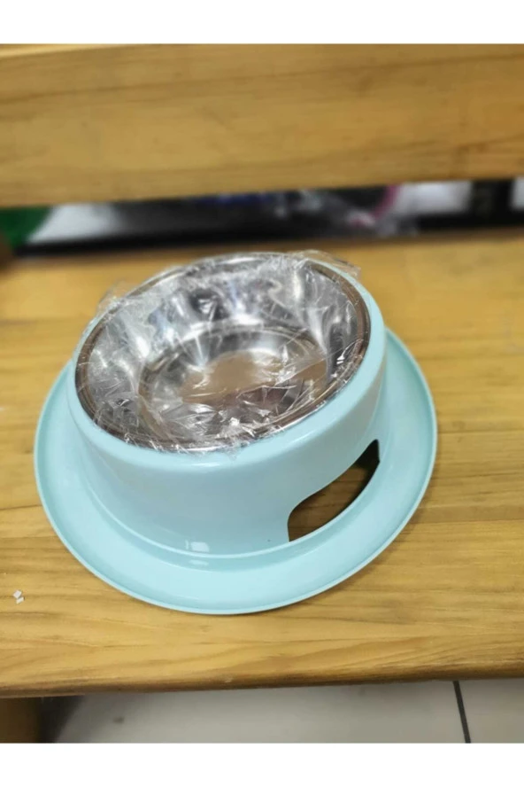 Kopya - Çelik Tabaklı Kedi Köpek Mama Su Kabı 14-22 Cm - 3