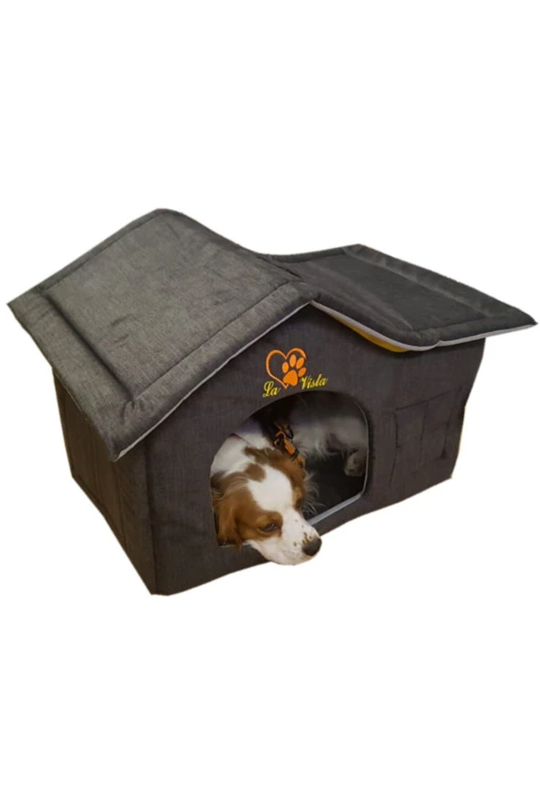 Füme Kumaş Iç Mekan Köpek Kulübesi - 3