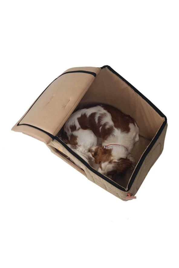 Bej İç Mekan Köpek Kulübesi - 4