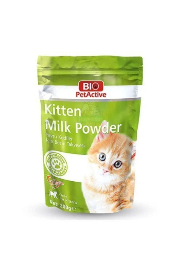 Bıo Petactıve Kıtten Mılk Powder (200 Gr) Kedi Sütü Tozu
