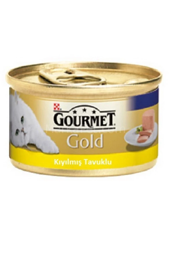 Gourmet Gold Kıyılmış Tavuklu Kedi Konserve Mama 85 gr