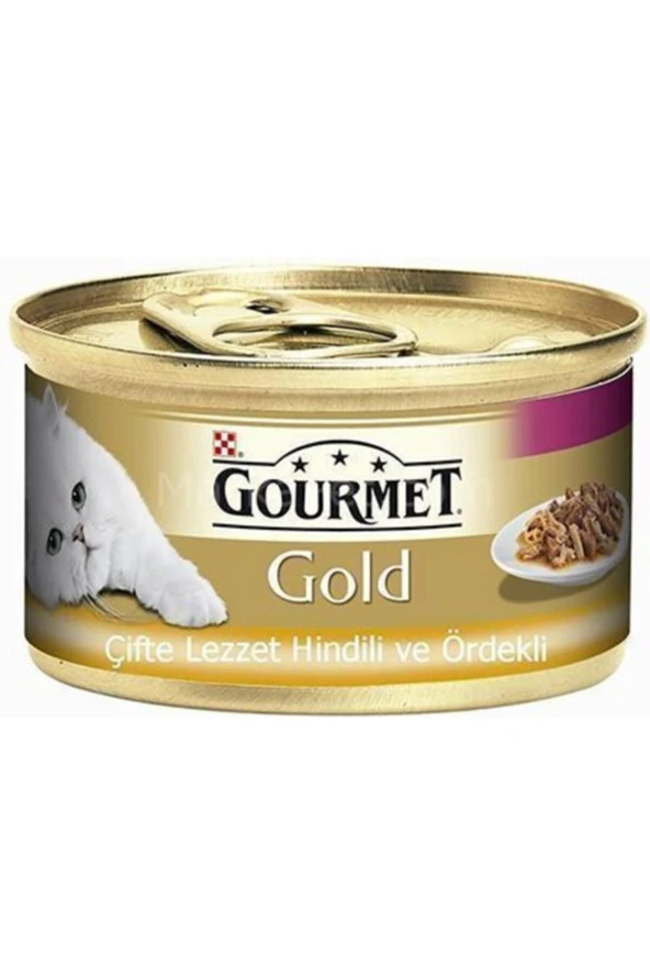 Gourmet Gold Hindili Ördekli Konserve Mama 85 Gr